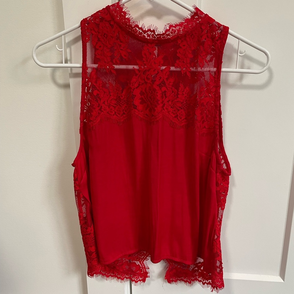 Free People Lace Crop Top